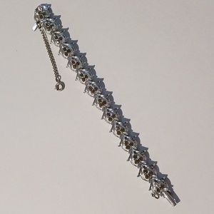 Longcraft rhinestone bracelet